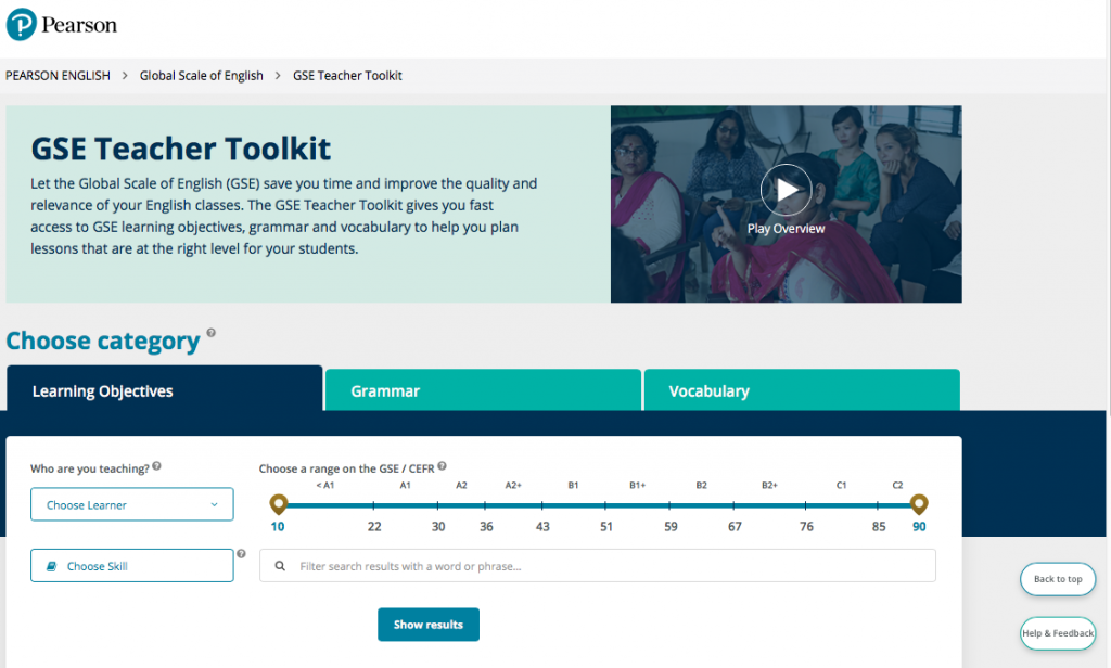 Boost teacher confidence and search for Learning Objectives with the GSE teacher toolkit