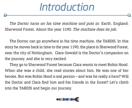 Introduction Doctor Who Reader