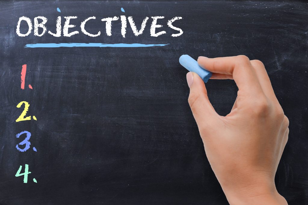 give clear objectives