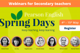 Pearson English Spring Days: Secondary Sessions