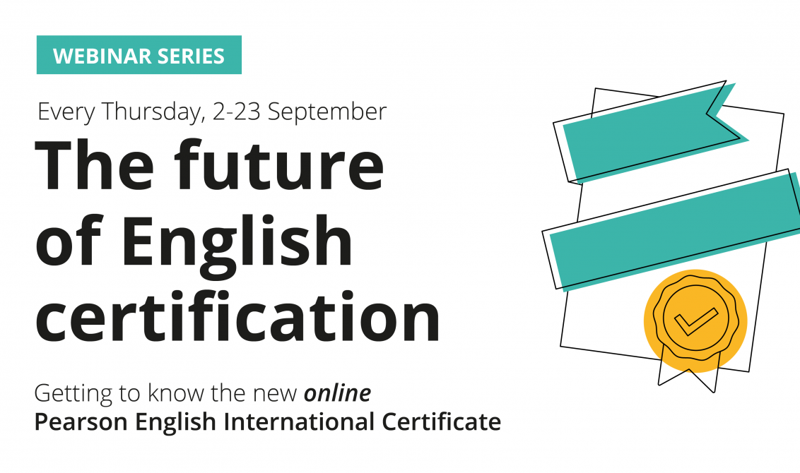 Pearson English ​International Certificate webinars